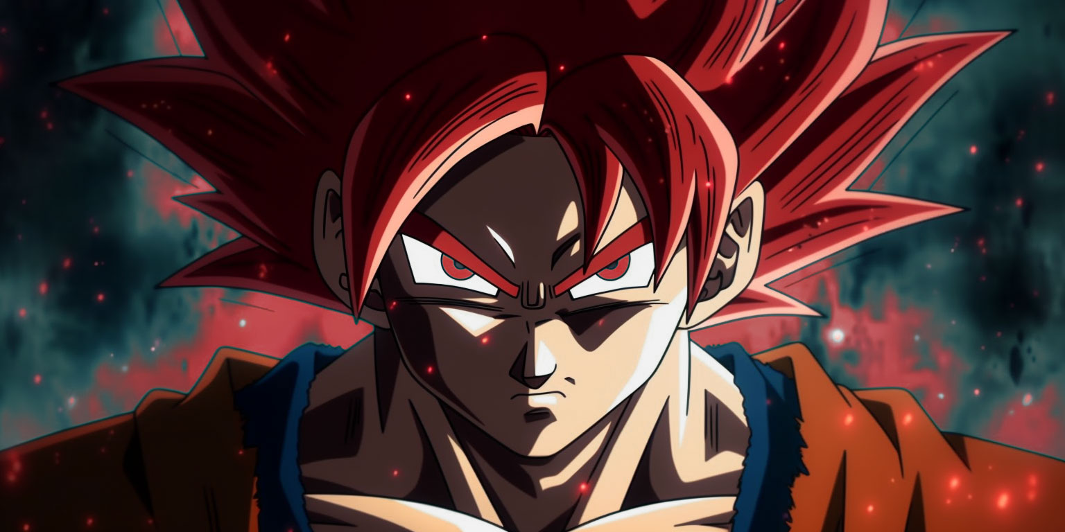 Red Super Saiyan God Goku